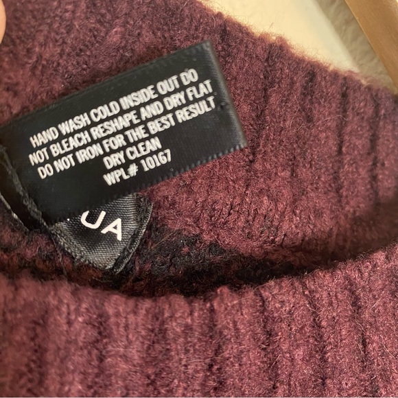 Aqua Zebra Stripe Drop Shoulder Sweater - Picture 5 of 6